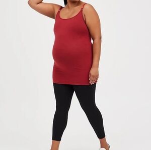 MATERNITY NURSING CAMI - FOXY WINE